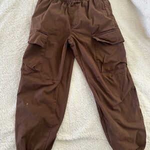 Kids brown cargo pants